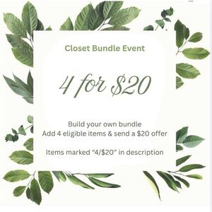 💰Eligible Items Marked 4/$20💰